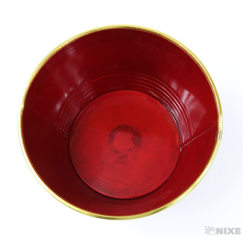 PLECHOVÝ OBAL 24x16cm*ČERVENÁ