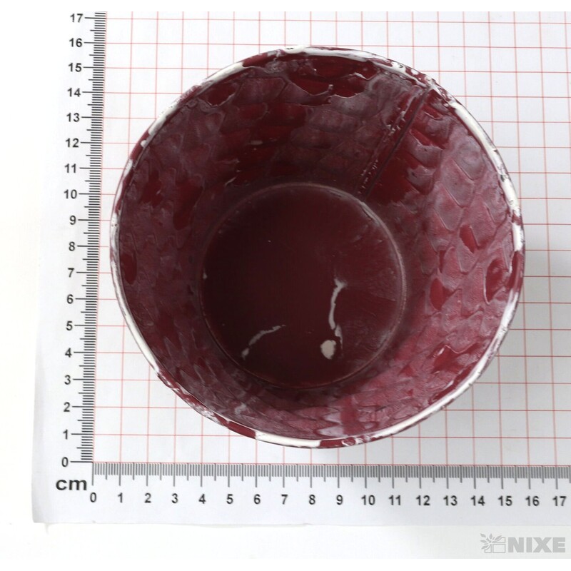 PLECHOVÝ OBAL 12x10cm*RŮŽOVÁ