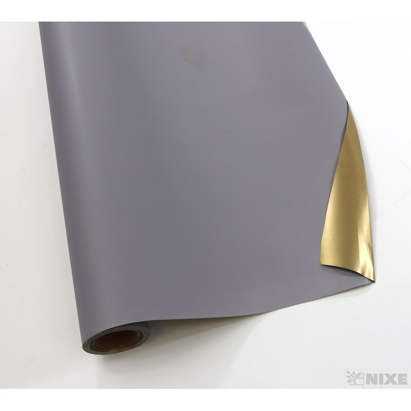 ROLE PLAST 59cmx10m*ŠEDÁ+ZLATÁ