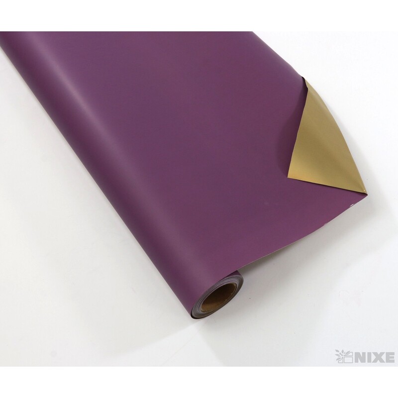 ROLE PLAST 59cmx10m*FIALOVÁ+ZLATÁ