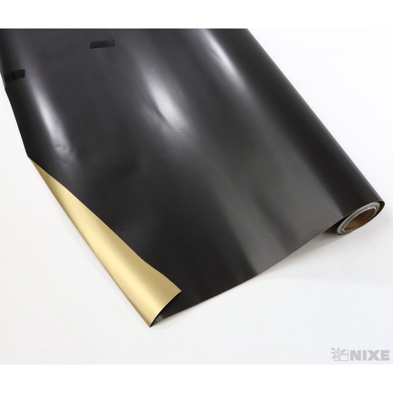 ROLE PLAST 59cmx10m*ČERNÁ+ZLATÁ