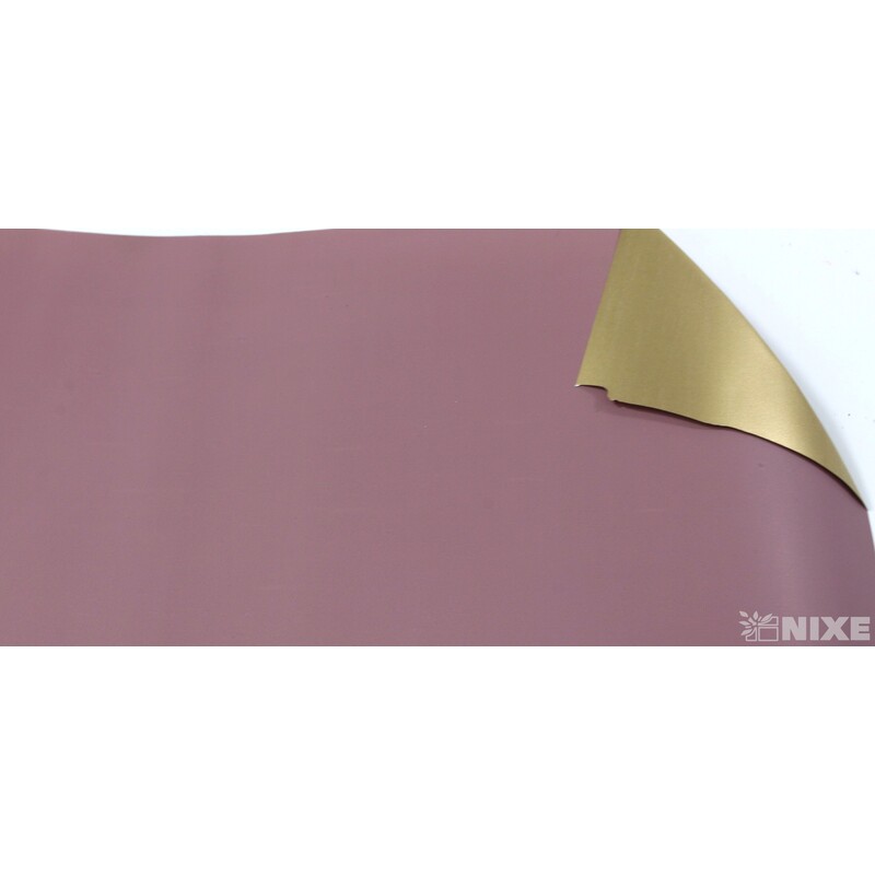 ROLE PLAST 59cmx10m*STARORŮŽOVÁ+ZLATÁ