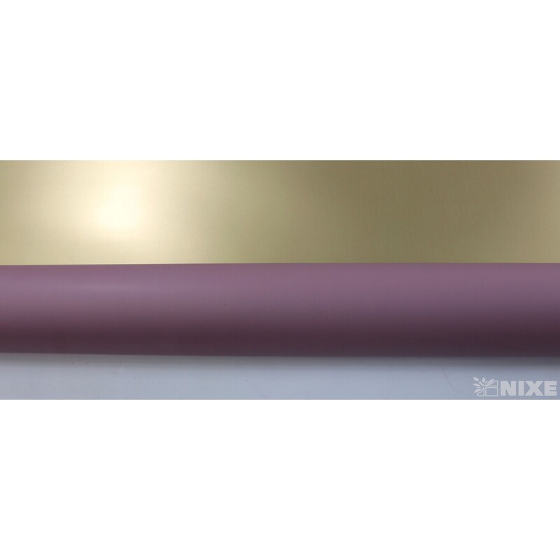 ROLE PLAST 59cmx10m*STARORŮŽOVÁ+ZLATÁ