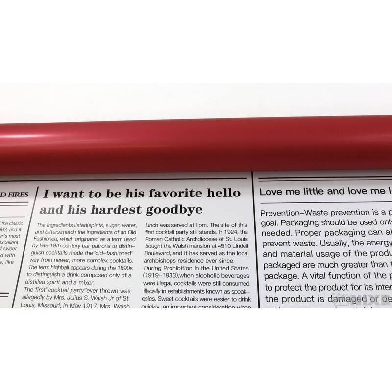 ROLE PLAST NEWS 57cmx10m*ČERVENÁ