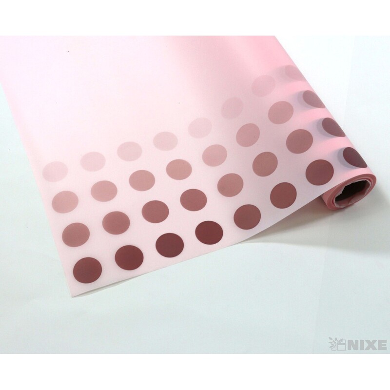 ROLE PLAST PUNTÍK 59cmx10m*RŮŽOVÁ