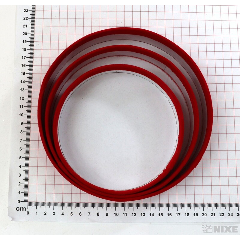 KVĚTINOVÝ BOX 3ks pr. 18x22cm 15x20 13x18*ČERVENÁ