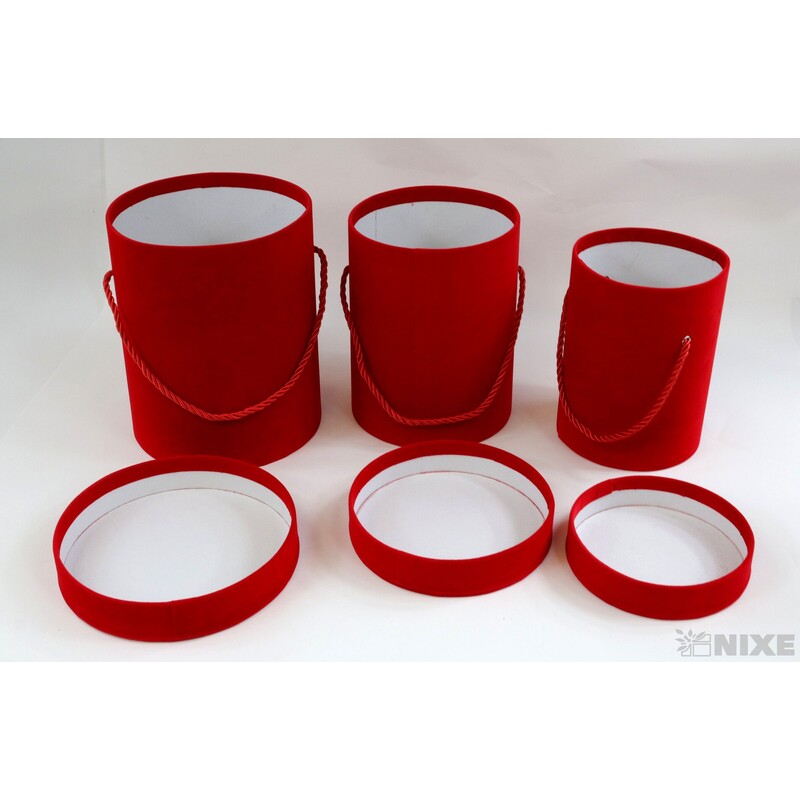 KVĚTINOVÝ BOX 3ks pr. 18x22cm 15x20 13x18*MIX BAREV