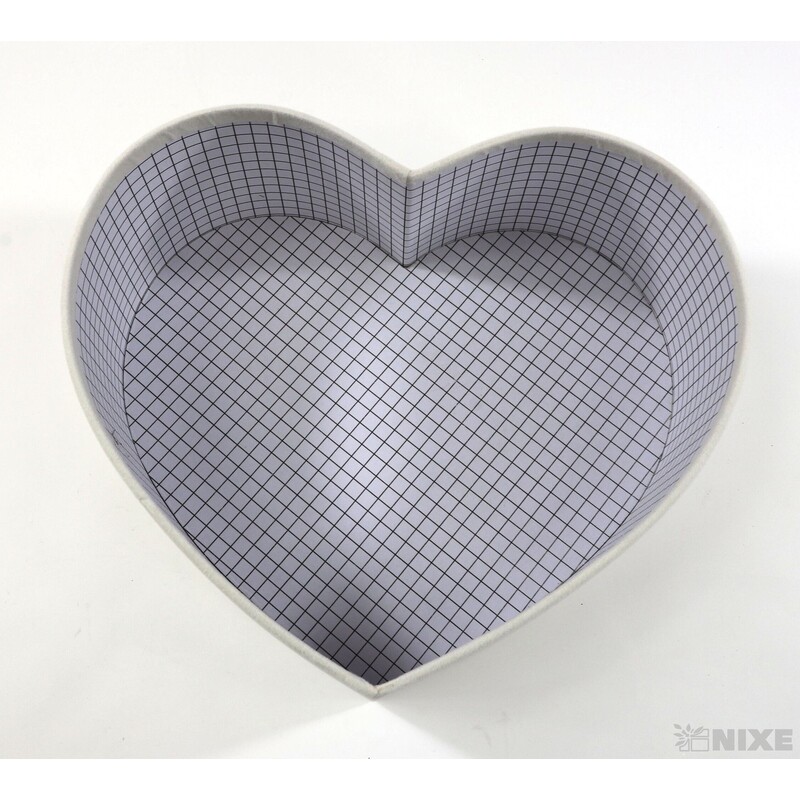 KRABICE SRDCE 22x10cm 19x8 17x7*KRÉMOVÁ