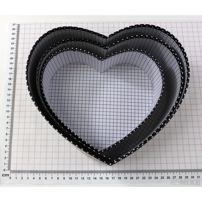 KRABICE SRDCE 22x10cm 19x8 17x7*