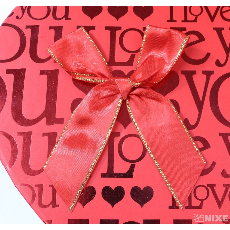 KRABICE SRDCE 23x13cm 20x11 19x10*ČERVENÁ