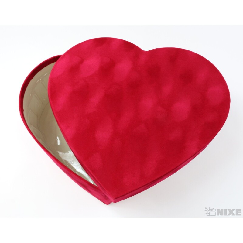 KRABICE SRDCE 28x12cm 27x11 20x8*MIX BAREV