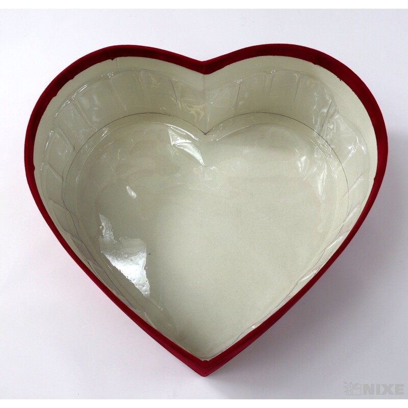 KRABICE SRDCE 28x12cm 27x11 20x8*MIX BAREV