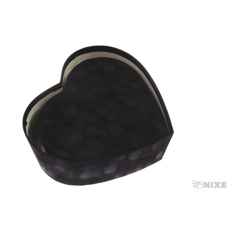 KRABICE SRDCE 28x12cm 27x11 20x8*MIX BAREV