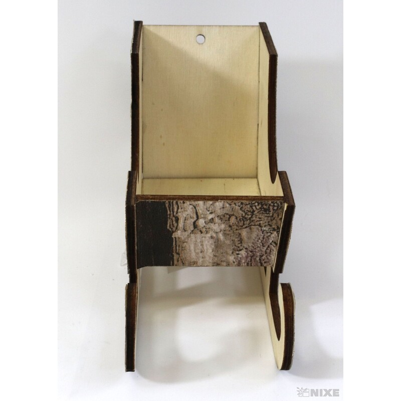 SÁŇKY DŘEVO 15x9,5cm*PŘÍRODNÍ