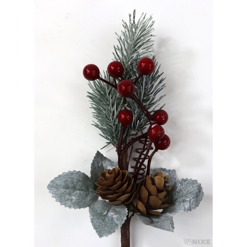 JEŘABINA 24cm 12ks*ČERVENÁ