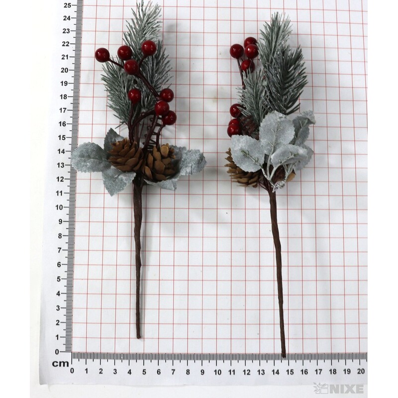 JEŘABINA 24cm 12ks*ČERVENÁ