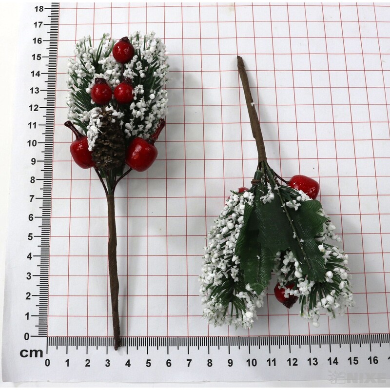 JEŘABINA 15cm 12ks*ČERVENÁ