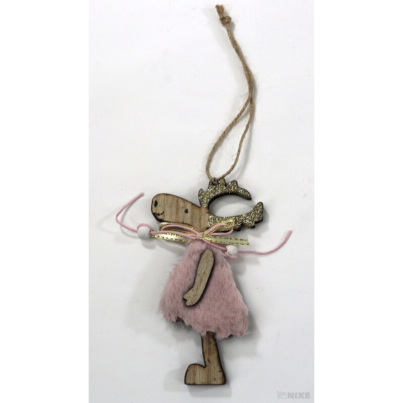 ZÁVĚS SOB 12cm*RŮŽOVÁ