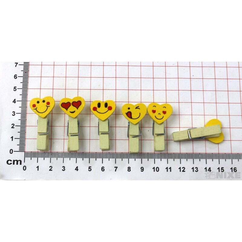 KOLÍČEK SMAJLÍK 1,5cm 10ks*