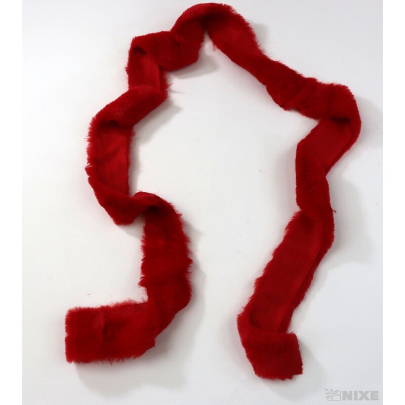 KOŽEŠINA DEKOR 40mmx1,5m*ČERVENÁ