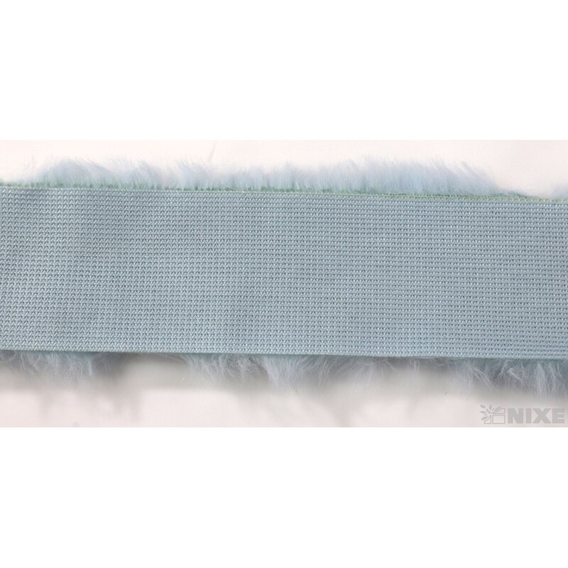 KOŽEŠINA DEKOR 40mmx1,5m*MODRÁ SV.