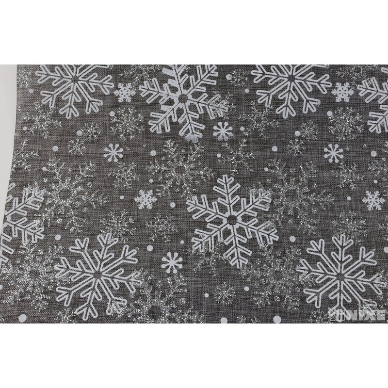 ROLE LÁTKA VÁNOCE 28cmx2,6m*ŠEDÁ