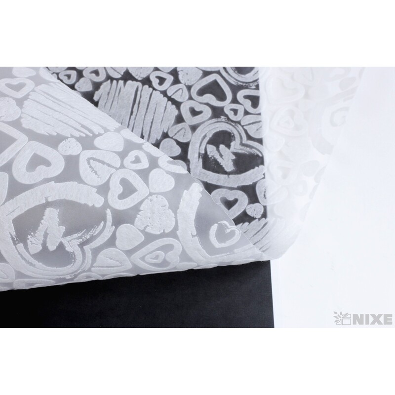 T052 SRDCE 49cmx5yd*BÍLÁ