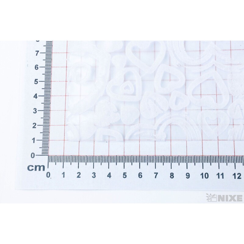 T052 SRDCE 49cmx5yd*BÍLÁ