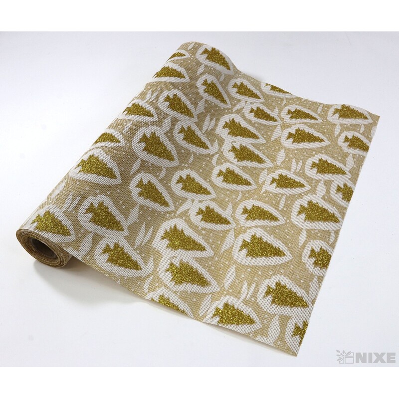 ROLE JUTA VÁNOCE 36cmx3yd*PŘÍRODNÍ SV.