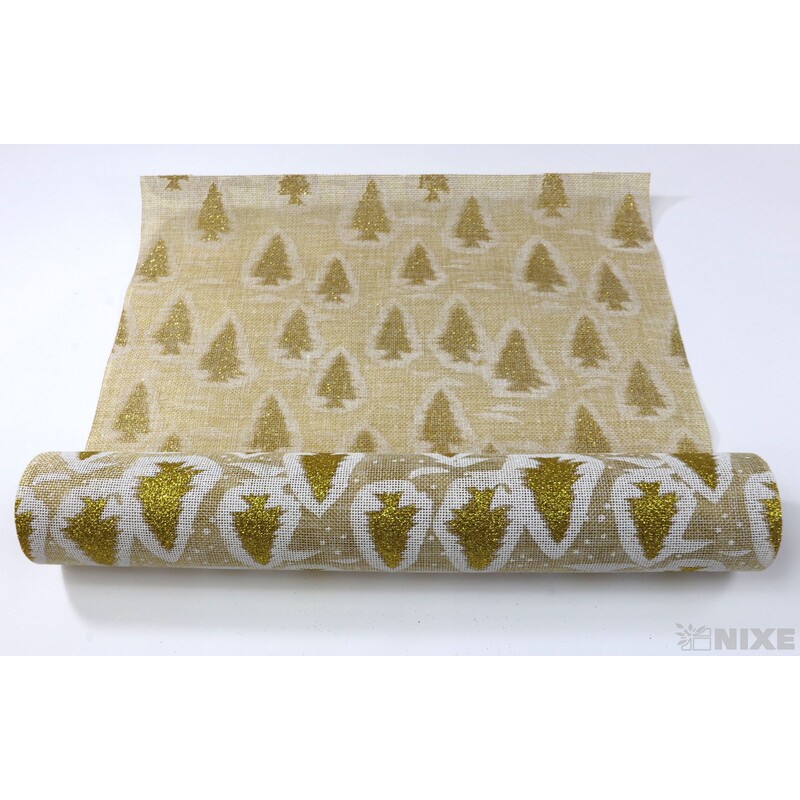 ROLE JUTA VÁNOCE 36cmx3yd*PŘÍRODNÍ SV.