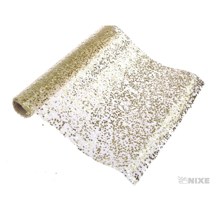 ROLE FLITR 28cmx3yd*ZLATÁ