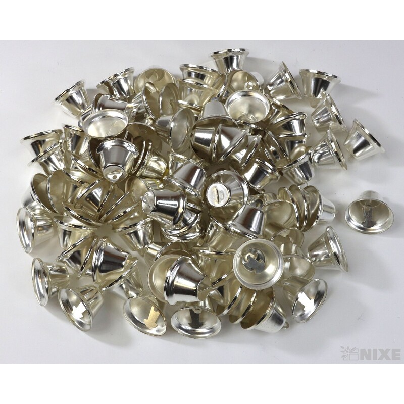 ZVONEČEK 3cm 100ks*STŘÍBRNÁ