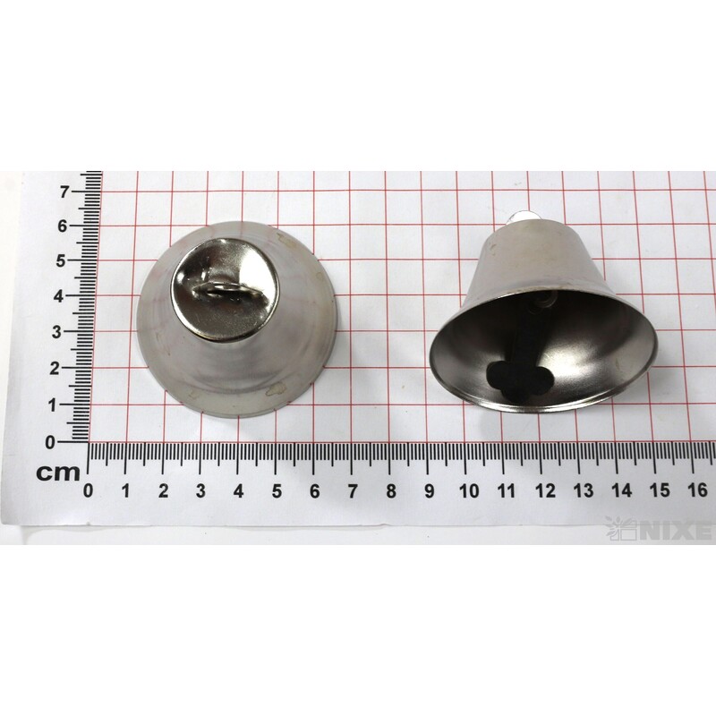 ZVONEČEK 4,5cm 50ks*STŘÍBRNÁ