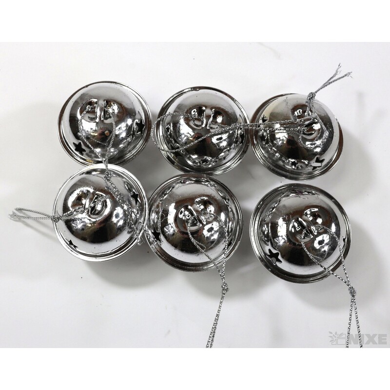 ROLNIČKY 4cm 6ks*STŘÍBRNÁ