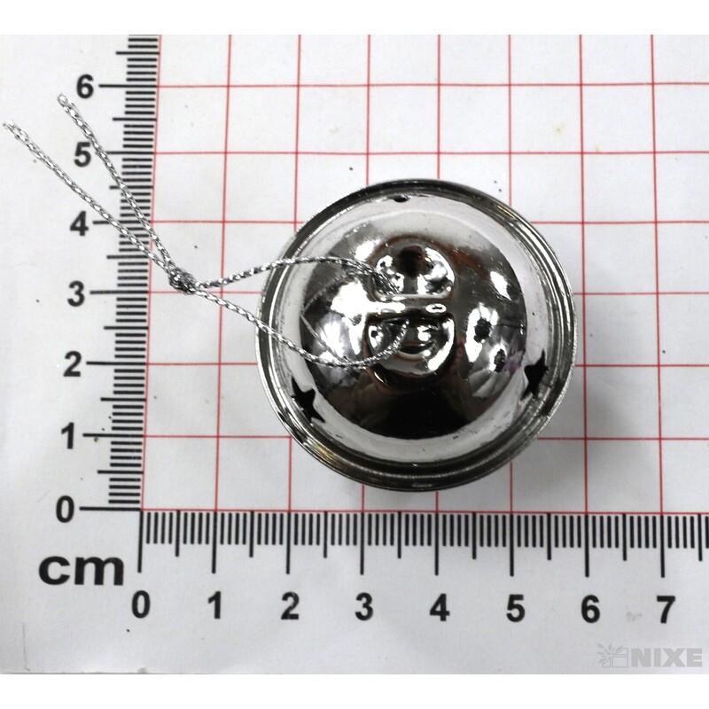 ROLNIČKY 4cm 6ks*STŘÍBRNÁ