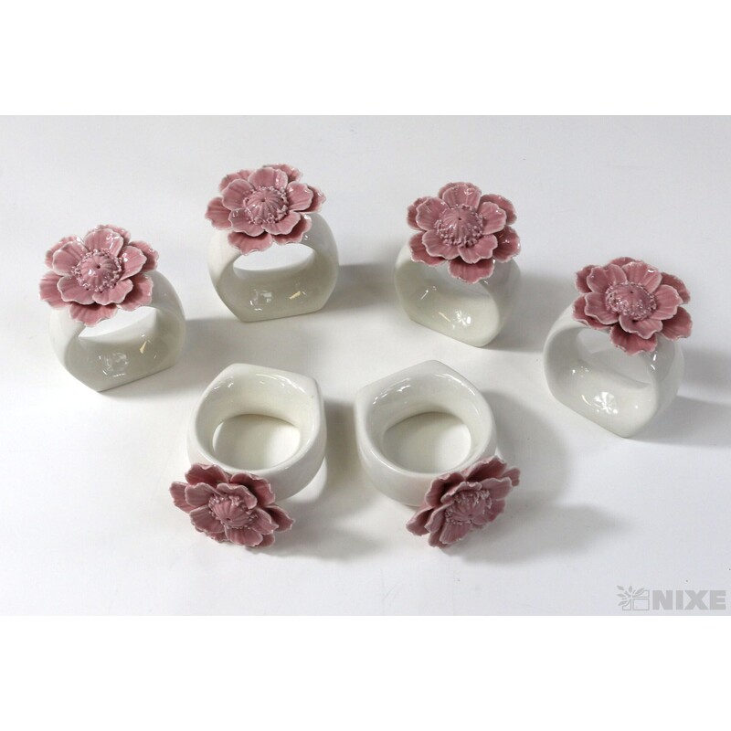 STOJAN NA UBROUSKY 6ks 6,5x4,8cm*RŮŽOVÁ