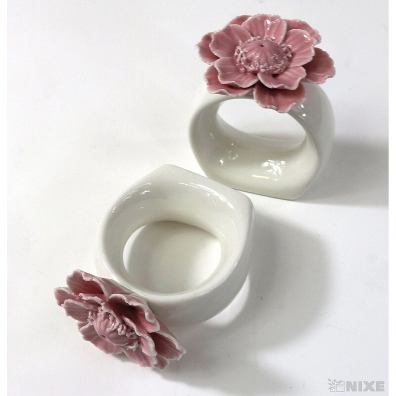 STOJAN NA UBROUSKY 6ks 6,5x4,8cm*RŮŽOVÁ