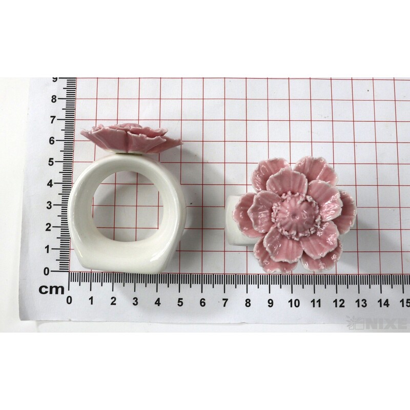 STOJAN NA UBROUSKY 6ks 6,5x4,8cm*RŮŽOVÁ