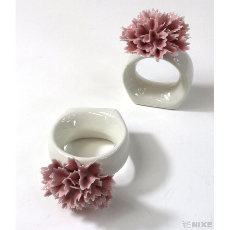 STOJAN NA UBROUSKY 6ks 6,5x4,8cm*RŮŽOVÁ