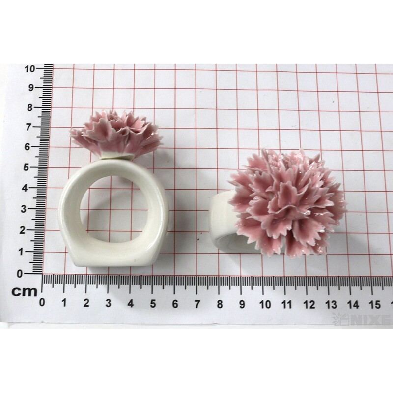 STOJAN NA UBROUSKY 6ks 6,5x4,8cm*RŮŽOVÁ