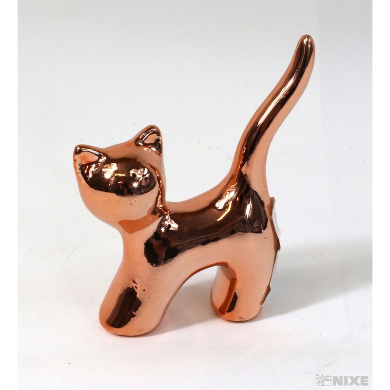 KOČKA KERAMIKA 6x7cm*MIX BAREV