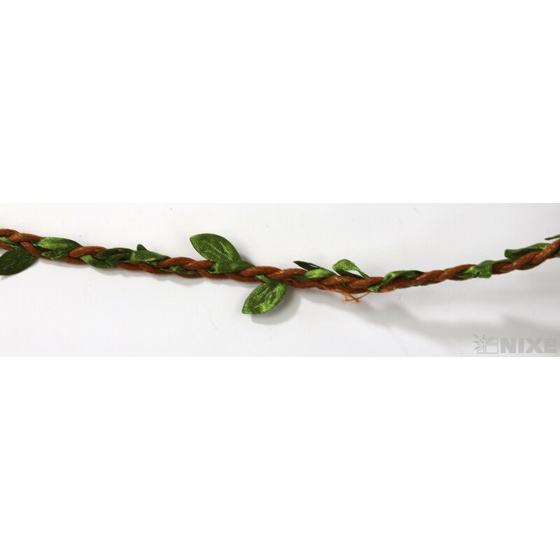 ŠŇŮRKA 8mmx10yd*ORANŽOVÁ+ZELENÁ