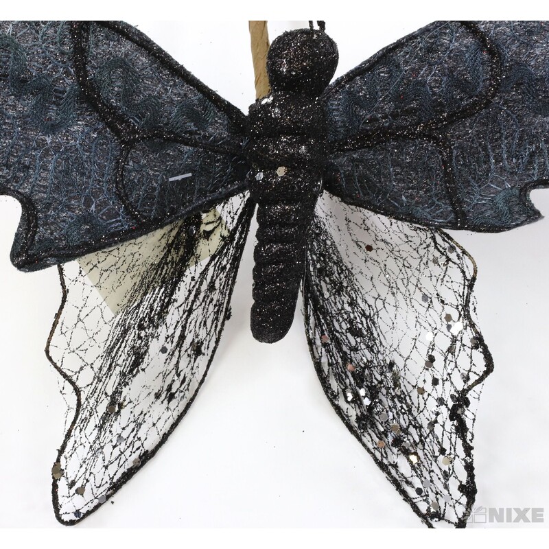 MOTÝL 40cm*ČERNÁ