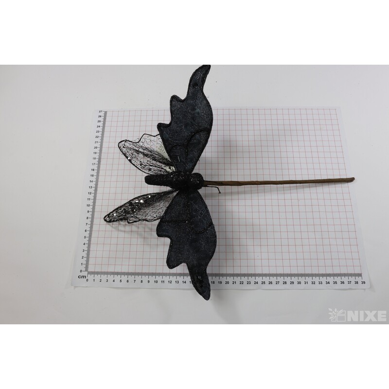 MOTÝL 40cm*ČERNÁ