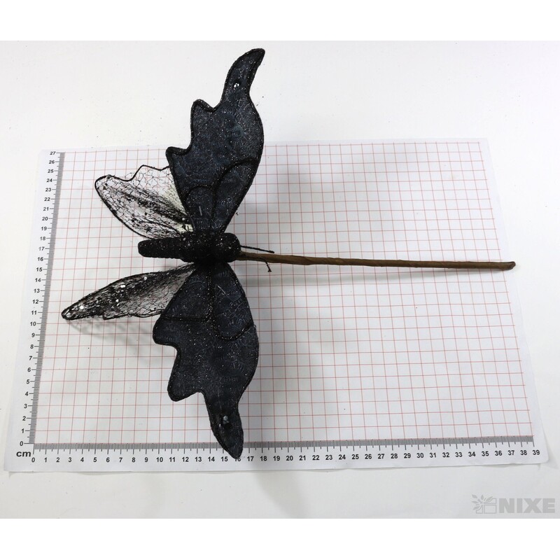 MOTÝL 40cm*ČERNÁ