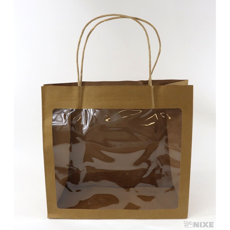 TAŠKA H OKNO 28x26x11cm*PŘÍRODNÍ