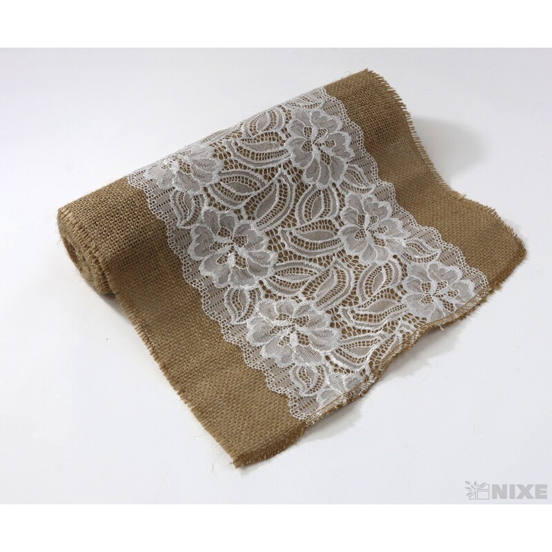 ROLE JUTA KRAJKA 28cmx3yd*PŘÍRODNÍ