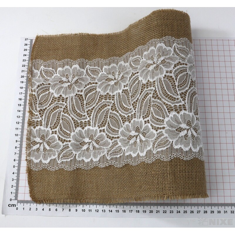 ROLE JUTA KRAJKA 28cmx3yd*PŘÍRODNÍ