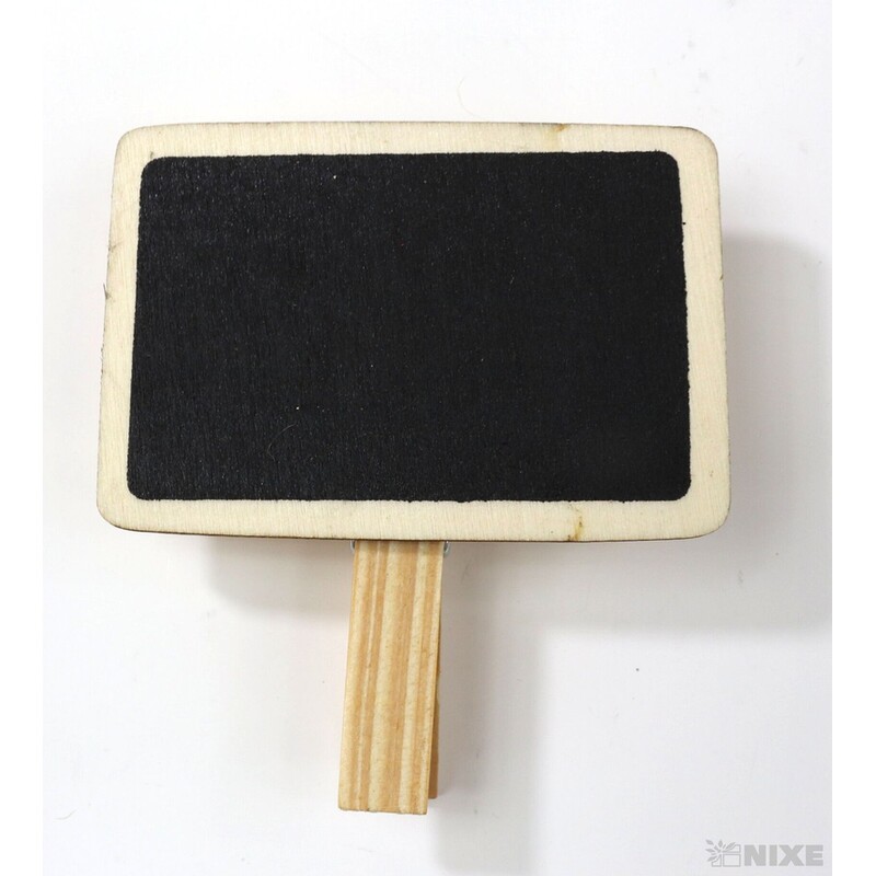 KOLÍČEK TABULE 6,5x5cm 6ks*ČERNÁ