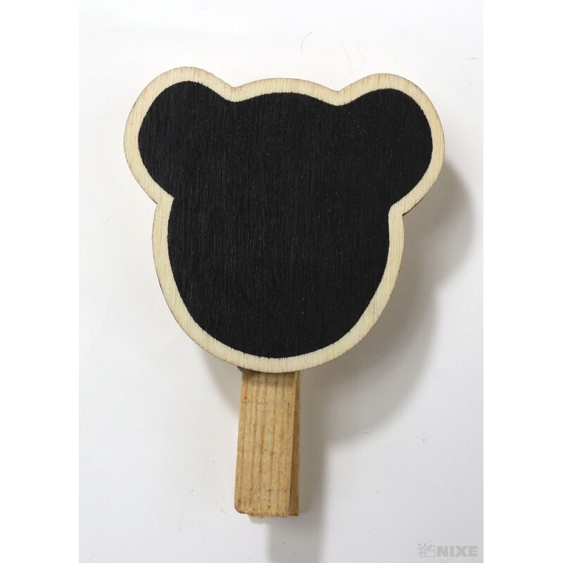 KOLÍČEK TABULE 5x4cm 6ks*ČERNÁ